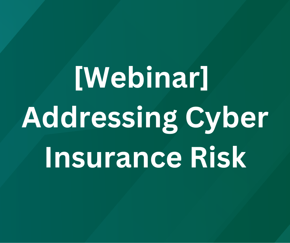 Addressing Cyber Insurance Risk