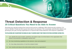 Threat Detection & Response Checklist