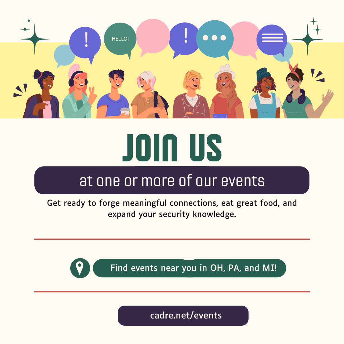 Upcoming Fall Events